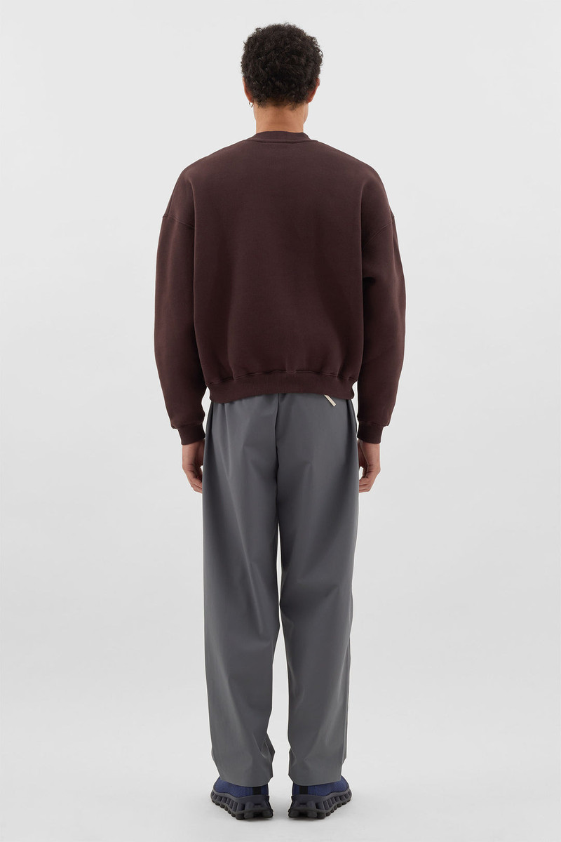 CREWNECK SWEATSHIRT / chocolate plum 6