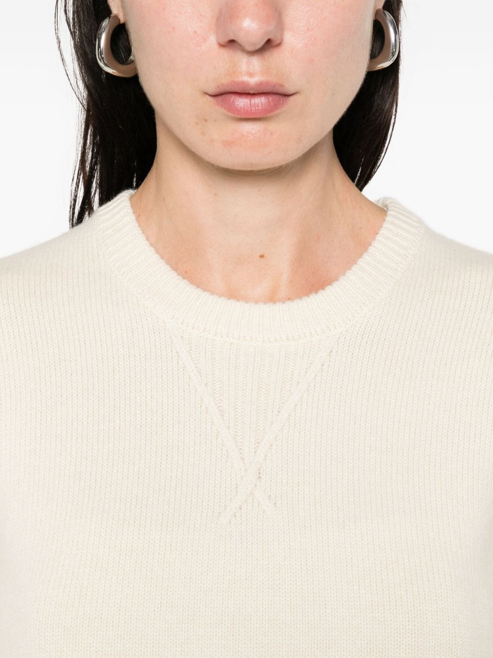 ribbed crew-neck sweater - 5