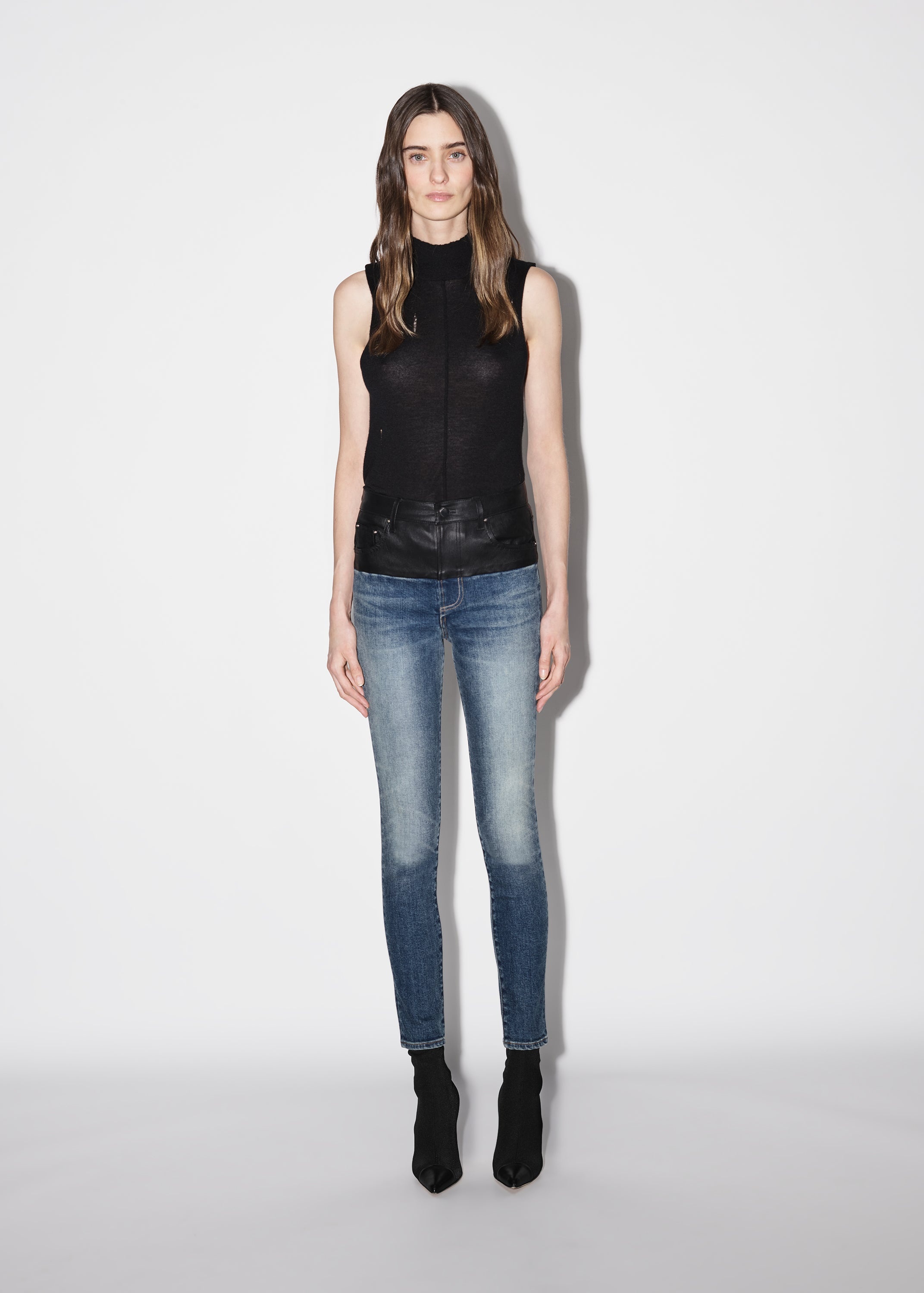 HYBRID SKINNY W/ LEATHER - 2