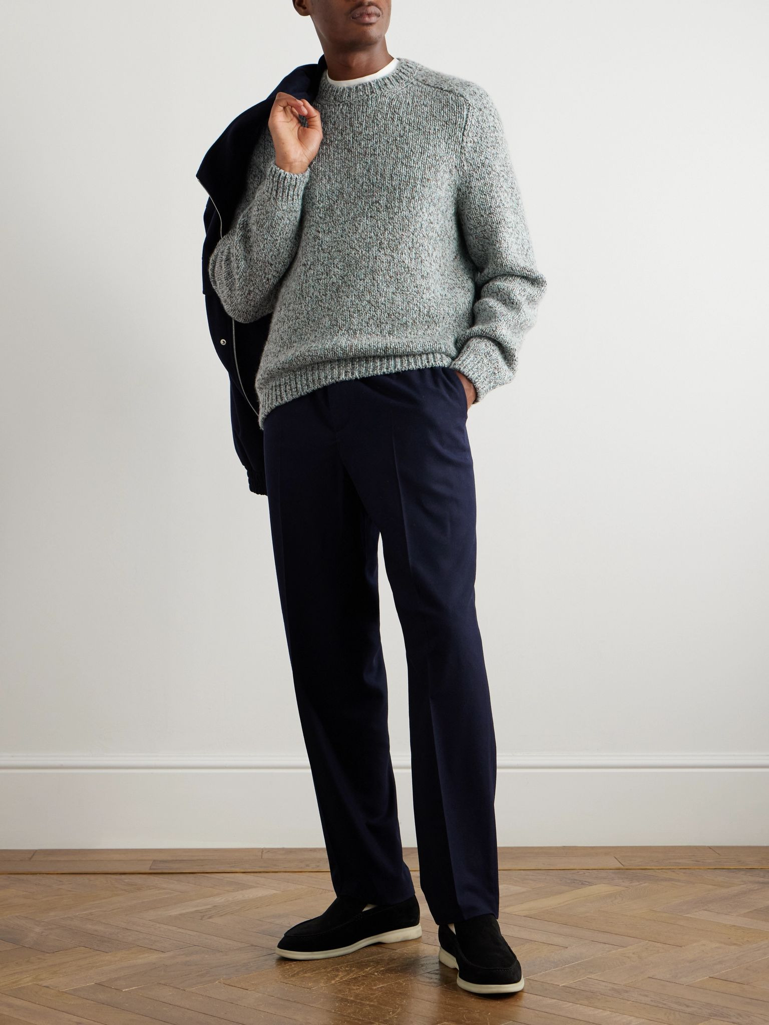 Alpe Meggiana Cashmere Sweater Gray - 2