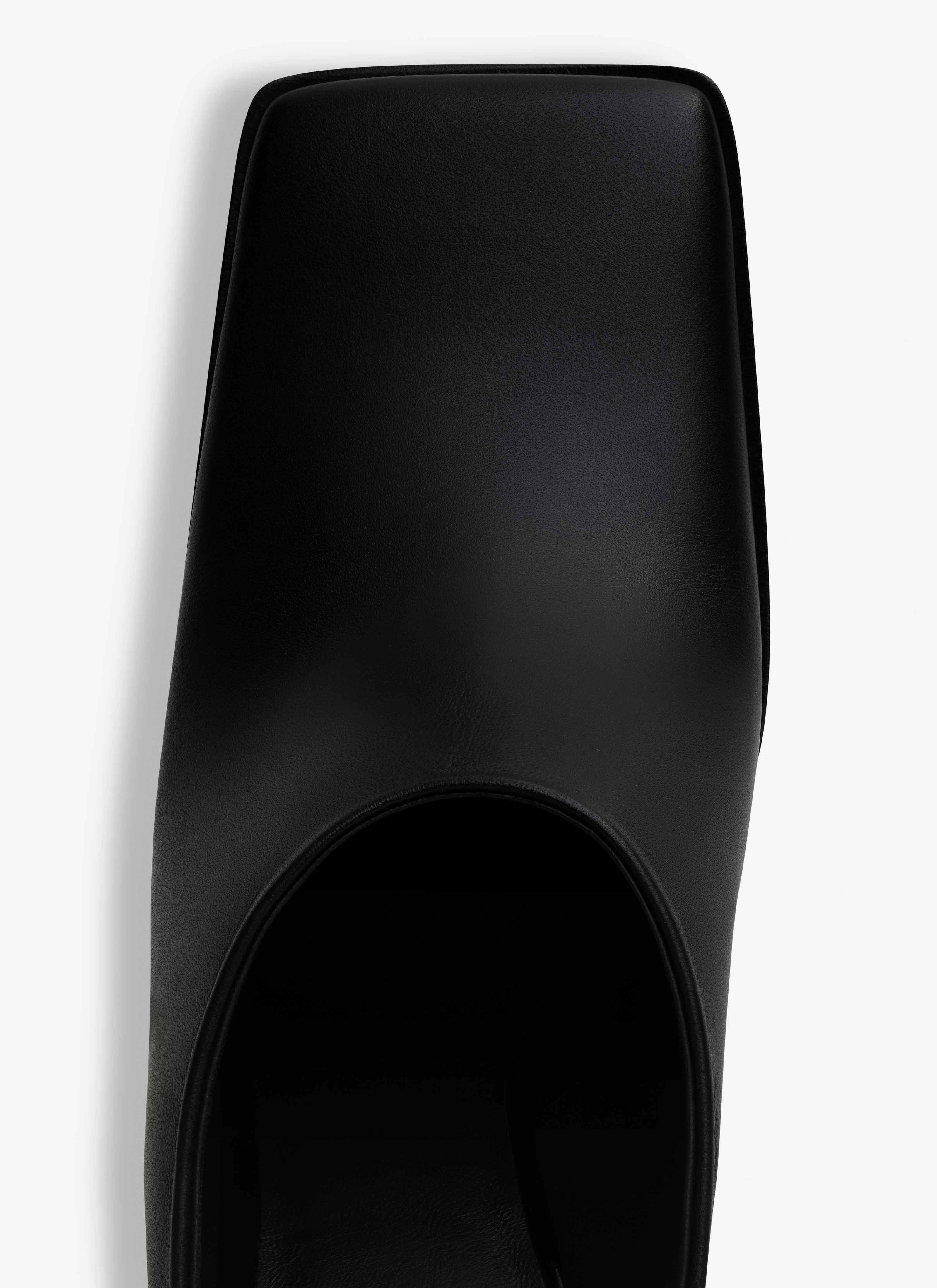 SQUARE MULES IN CALFSKIN - 4