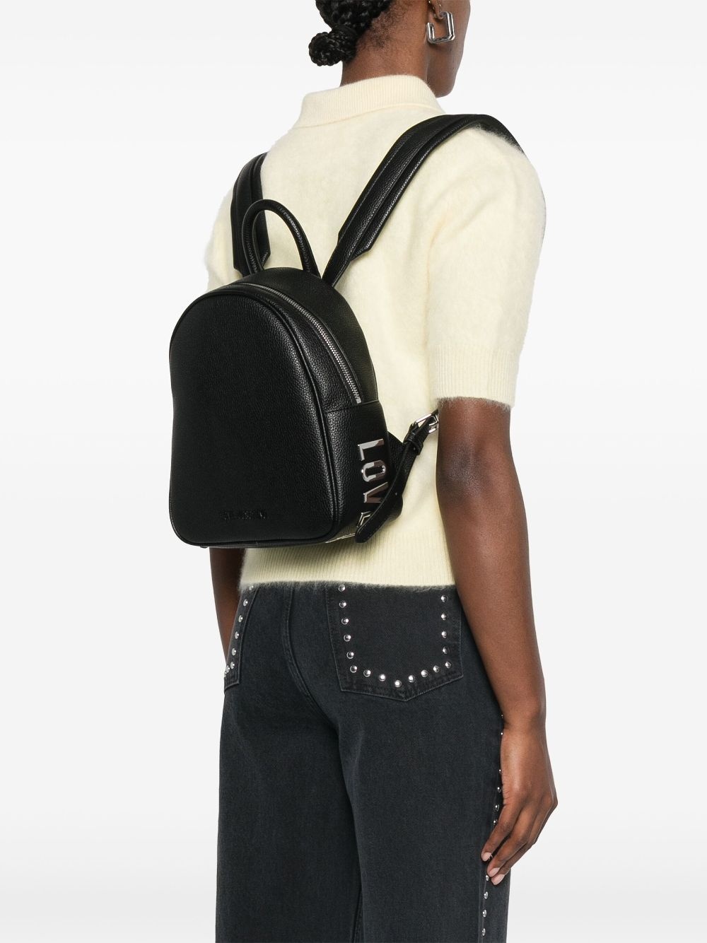 logo lettering backpack - 2