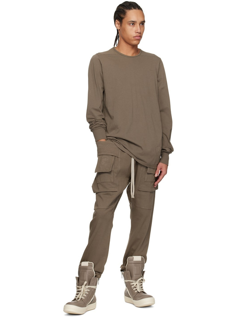 Rick Owens DRKSHDW Gray Hollywood Level Long Sleeve T-shirt outlook
