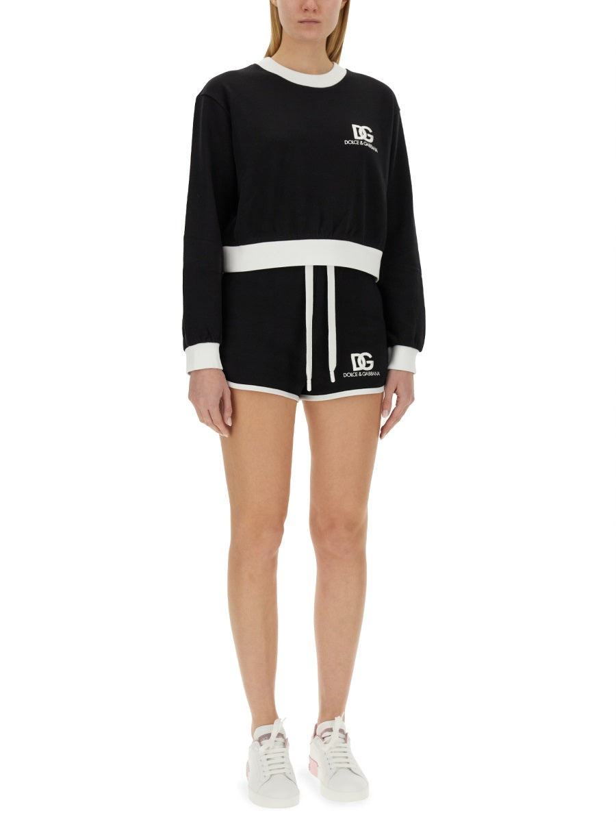 Dolce & Gabbana Women Shorts With Logo Embroidery - 2