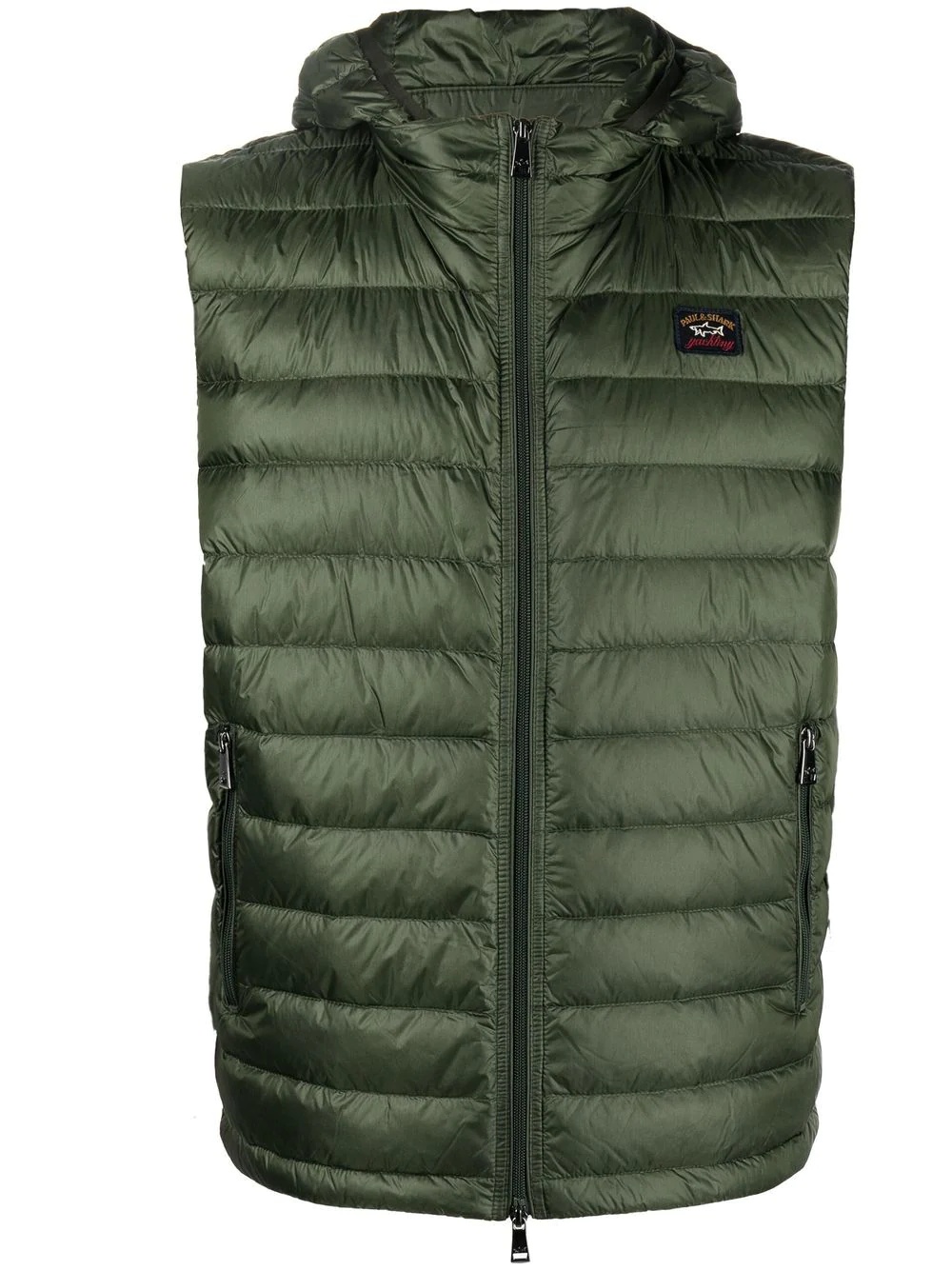 detachable-hood ultralight down vest - 1