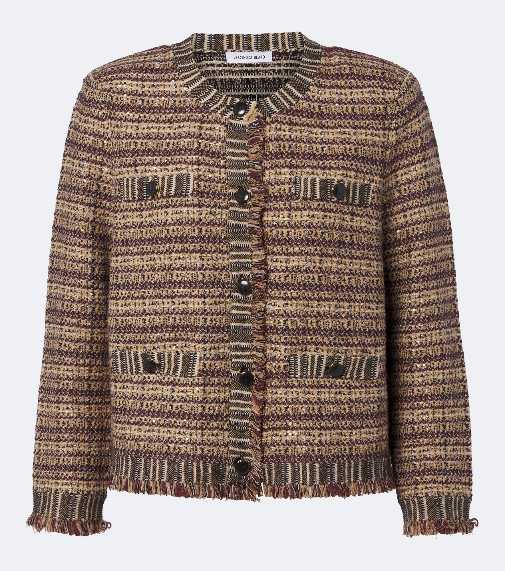 Sariyah cropped tweed jacket - 1