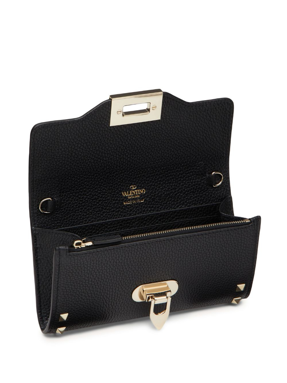 Rockstud leather crossbody bag - 6