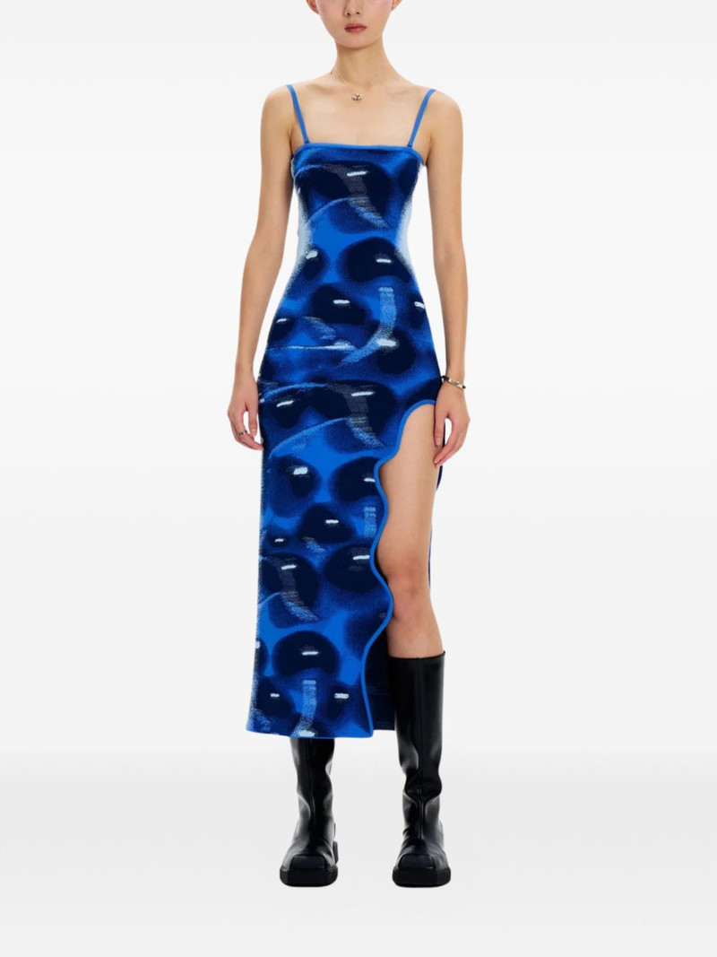 PH5 spaghetti-strap split midi dress outlook