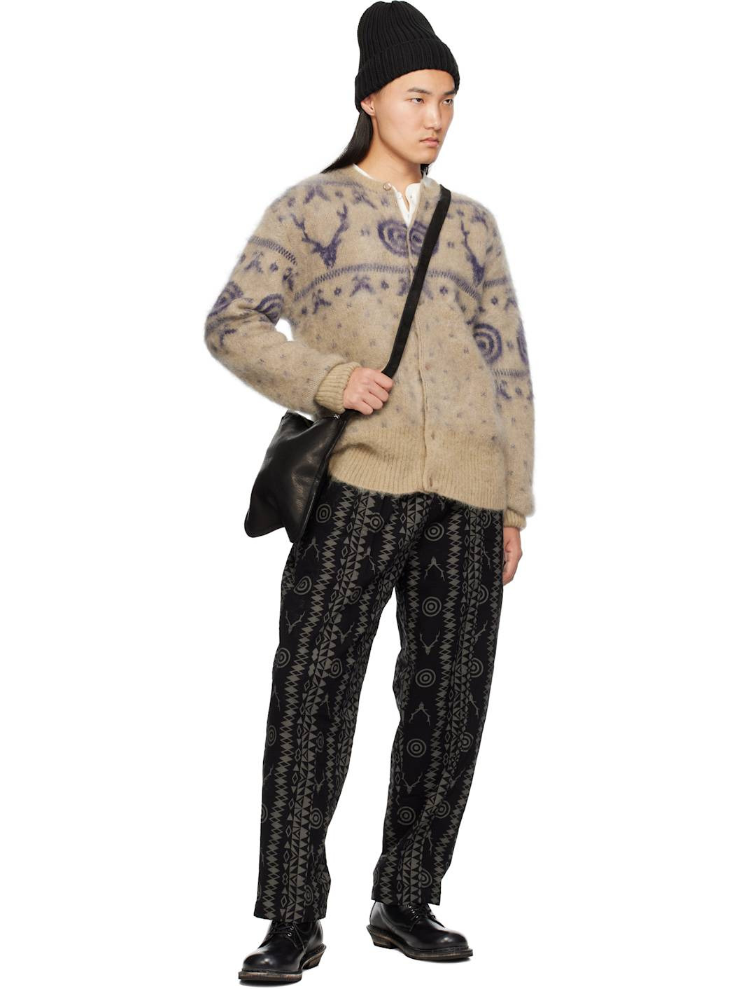 Beige Mohair Cardigan - 4