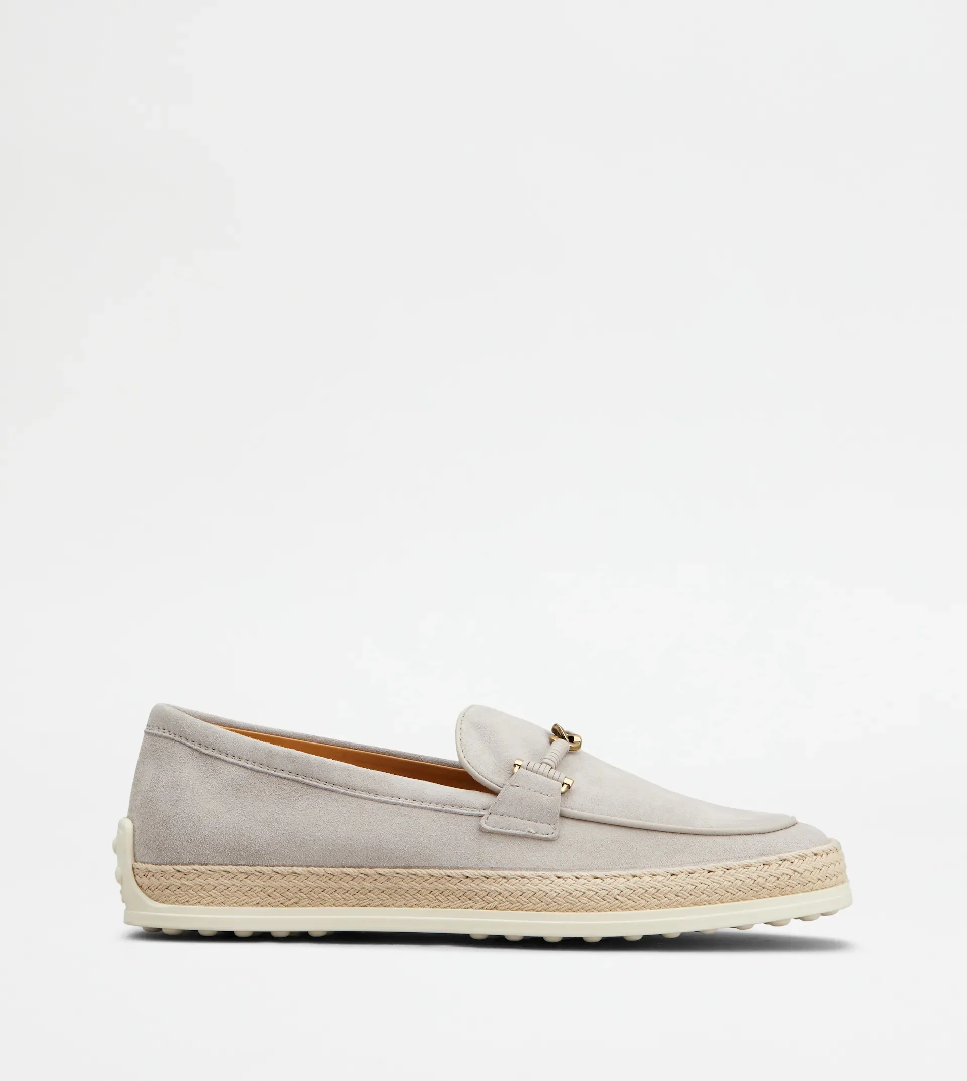 LOAFERS IN SUEDE - GREY - 1