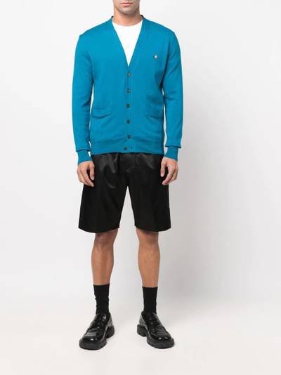 Vivienne Westwood V-neck Orb-logo cardigan outlook