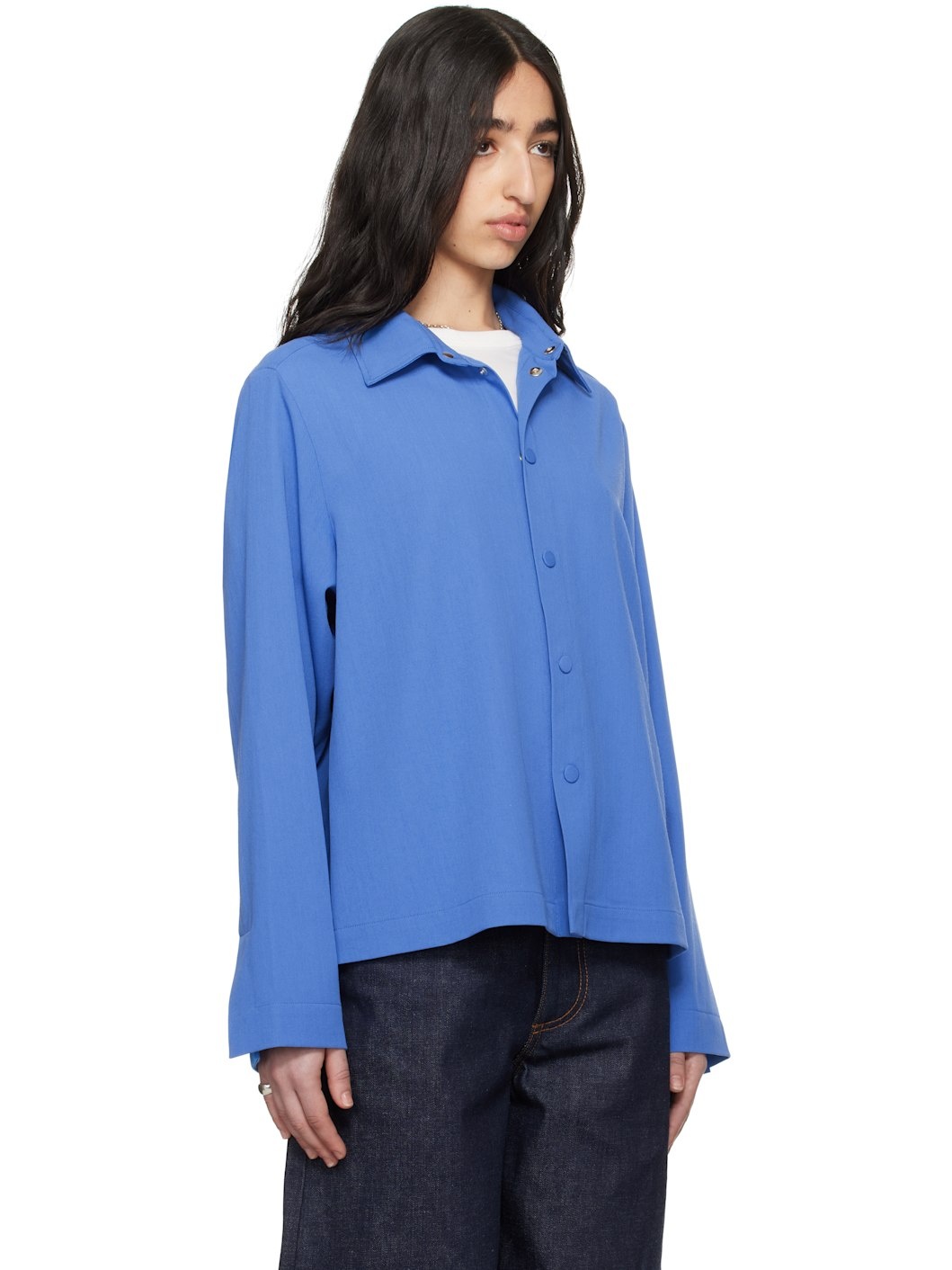 Blue Alton Classic Boxy Shirt - 2