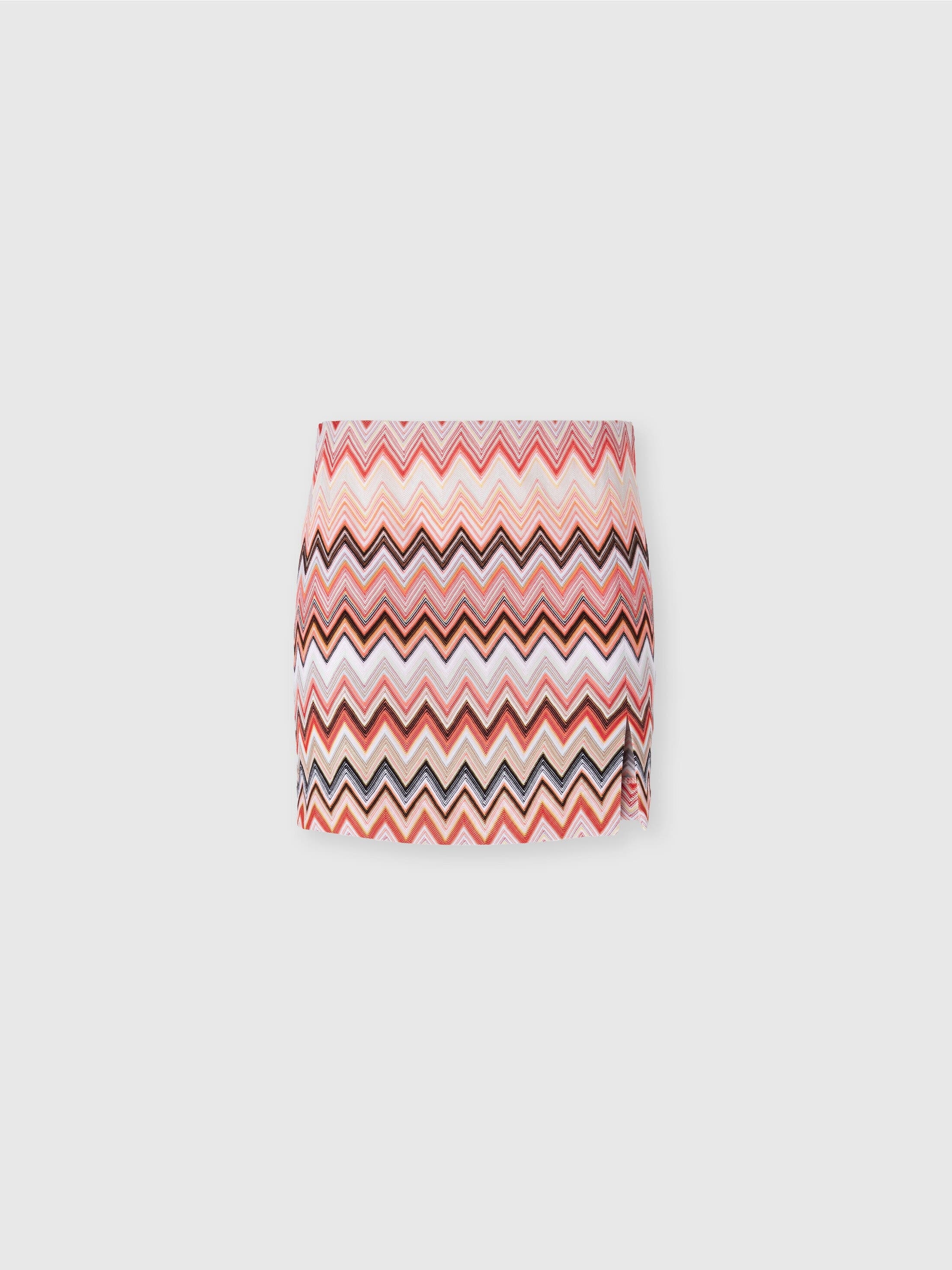 Missoni Zig Zag Cotton And Viscose Mini Skirt With Slit in Multicoloured at Nordstrom - 5