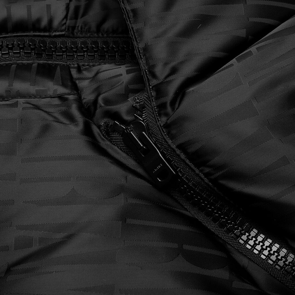 JACQUARD DOWN GILET - BLACK - 5