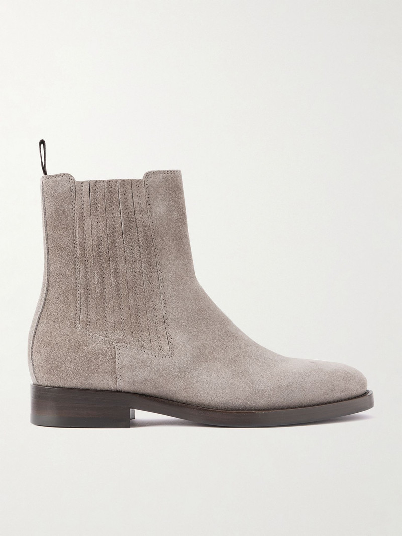 Beatles Suede Chelsea Boots Taupe 1
