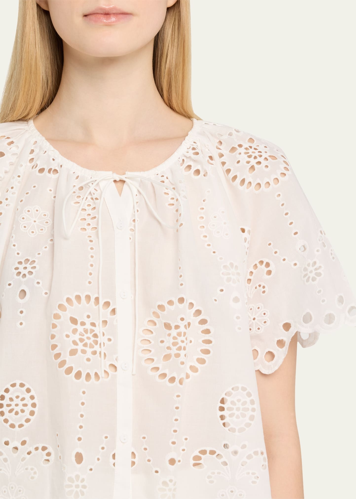 Broderie Blouse - 5