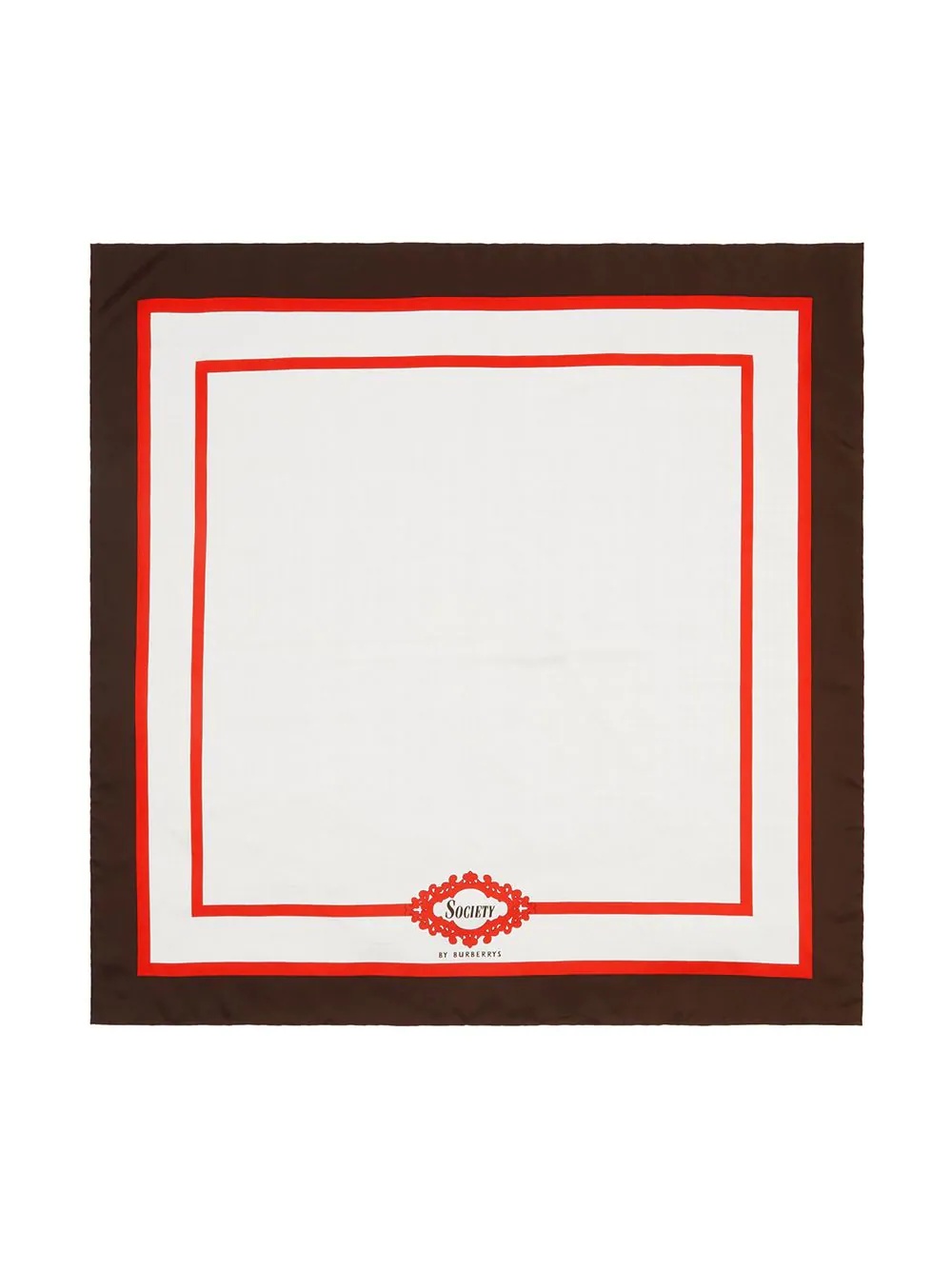 Archive Society Print Silk Square Scarf - 3