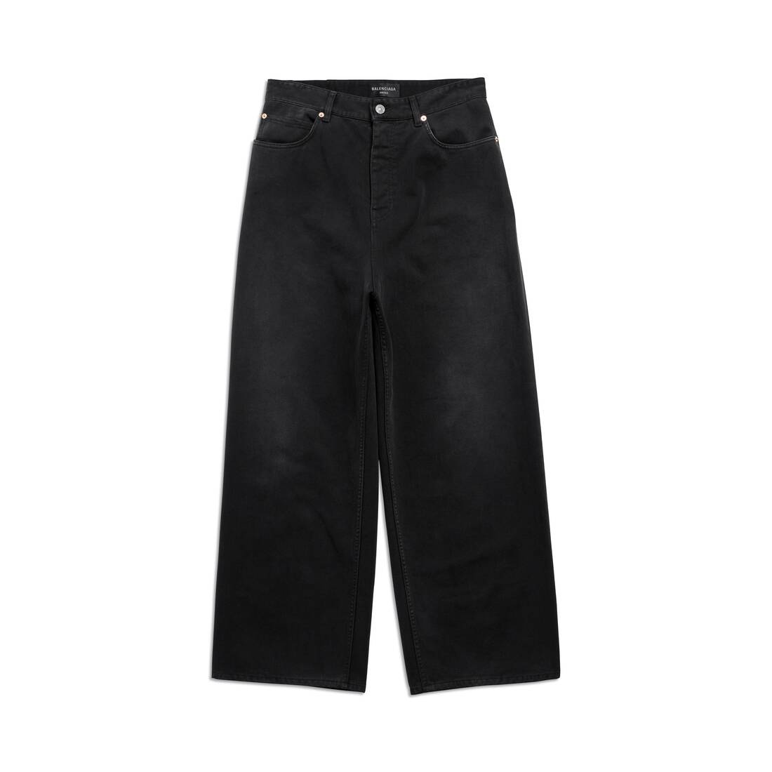 Baggy Pants in Black Faded - 1