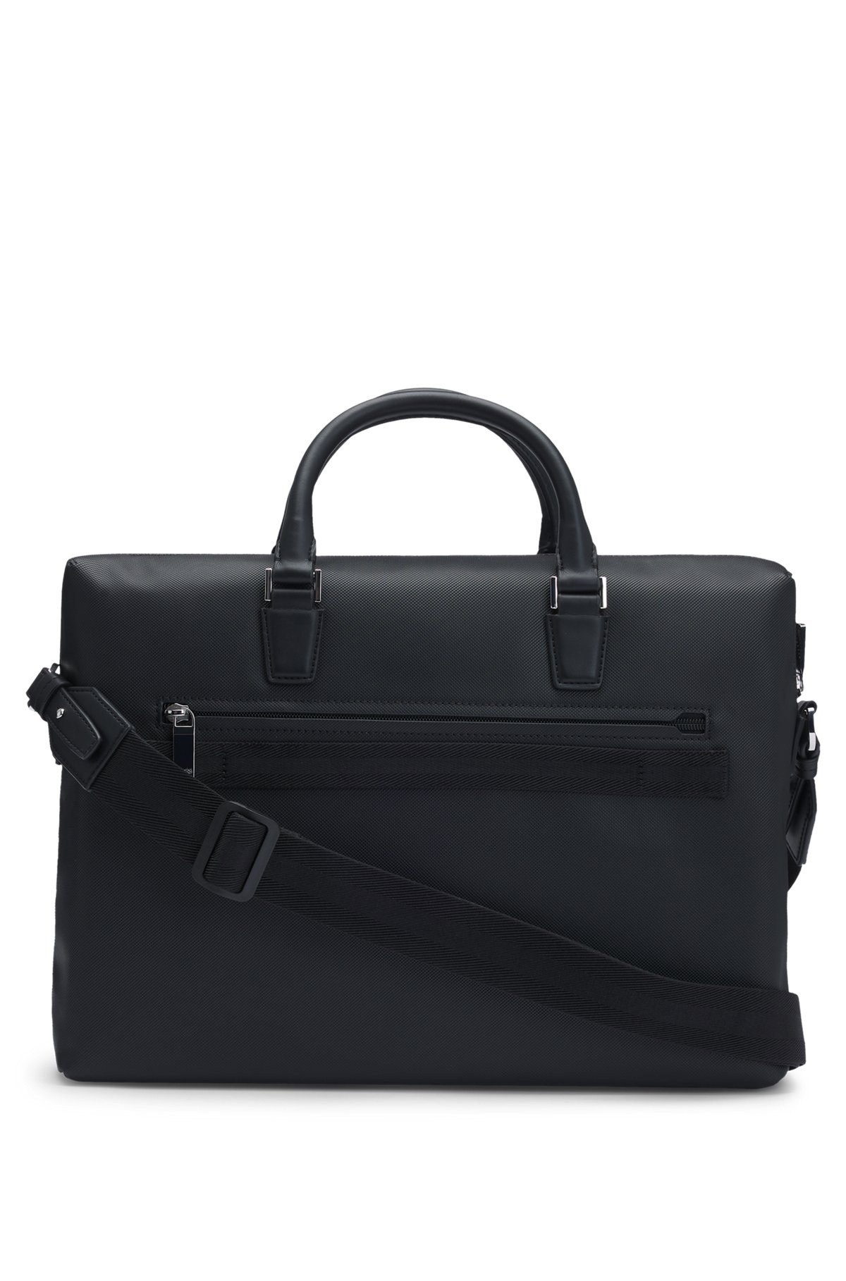 TEXTURED DOCUMENT CASE WITH HARDWARE TRIMS - 2