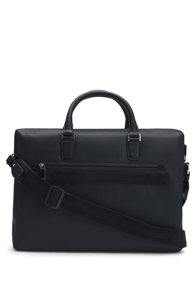 TEXTURED DOCUMENT CASE WITH HARDWARE TRIMS 2