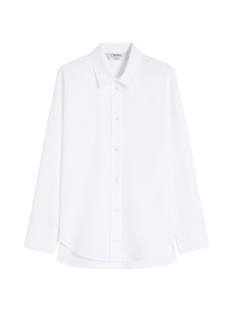 Women's Cotton Oxford Shirt - White 1