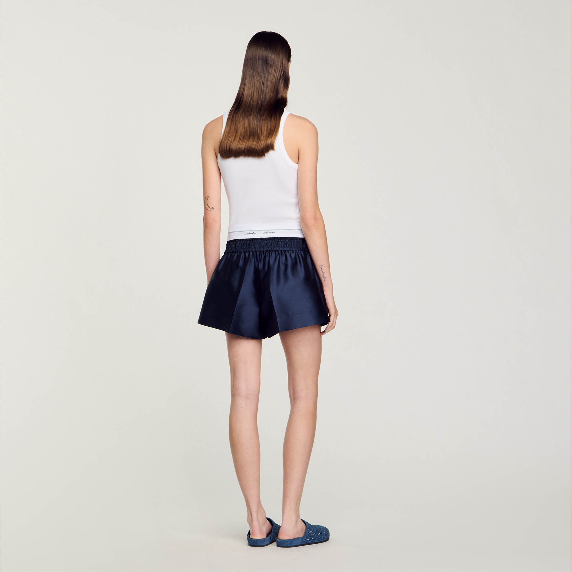 SATIN 2-IN-1 EFFECT SHORTS - 6