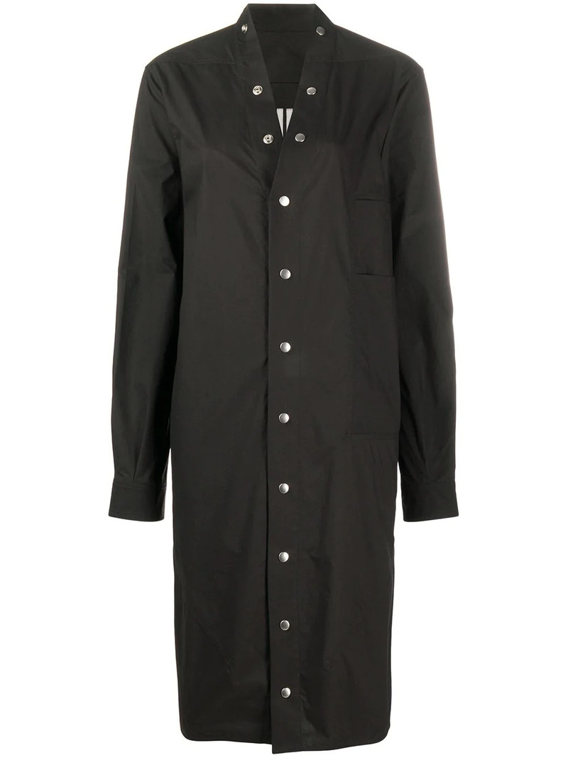 press-stud shirt dress 1