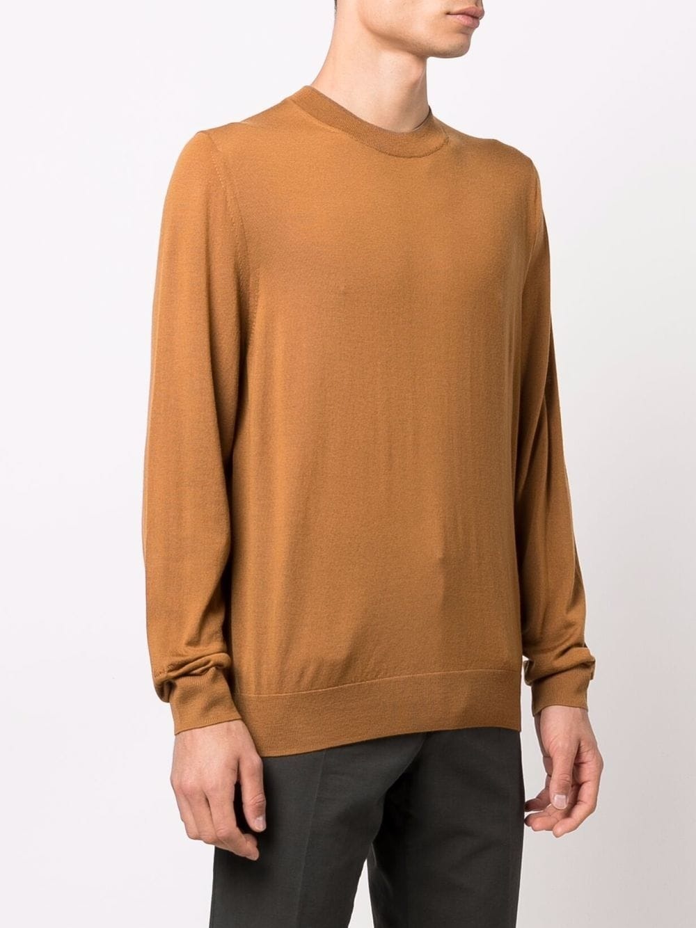 crew-neck knit jumper - 3