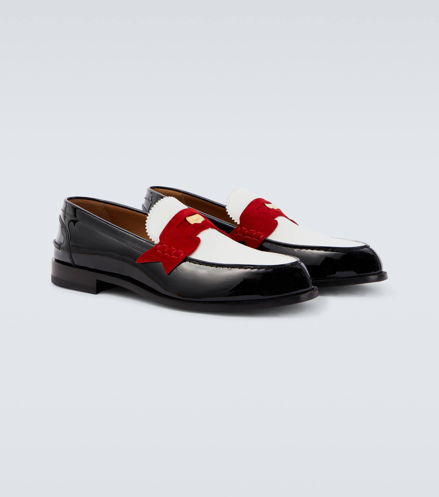 Penny patent leather penny loafers - 5
