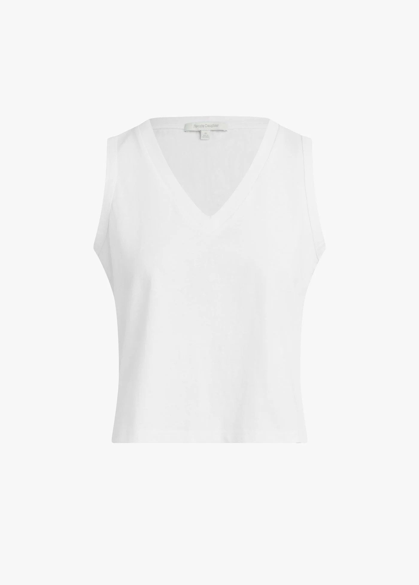 THE ORGANIC EVERYDAY V-NECK TANK - 1