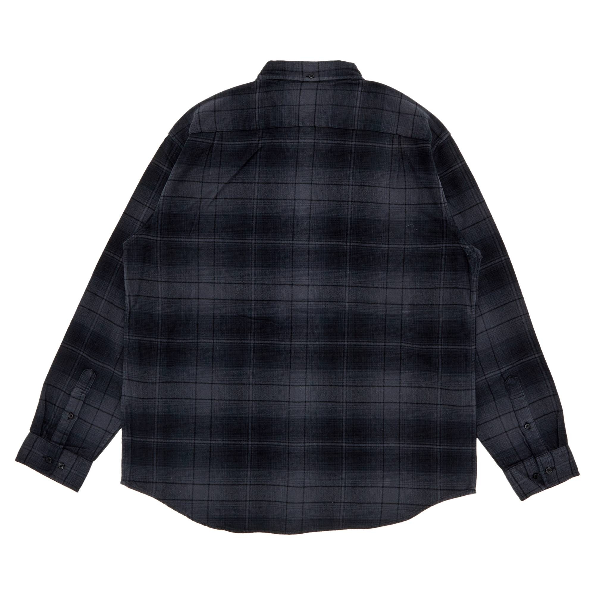 Supreme Shadow Plaid Flannel Shirt 'Black' - 2