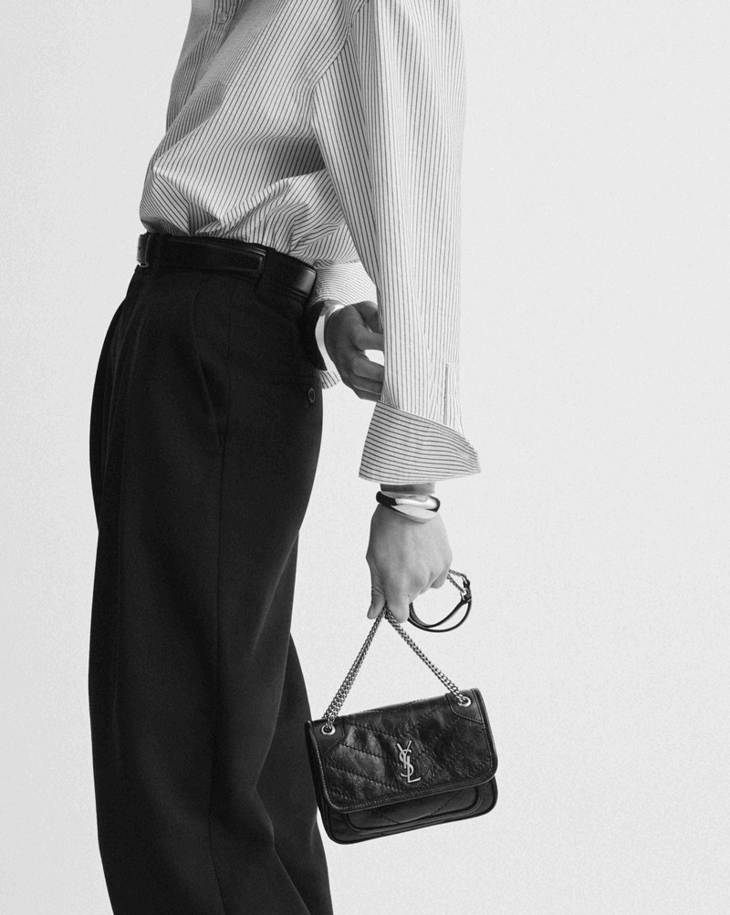 SAINT LAURENT NIKI MINI IN VINTAGE LEATHER outlook