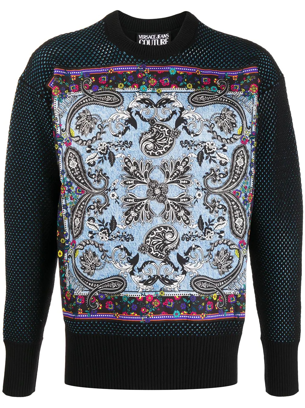 paisley print jumper - 1