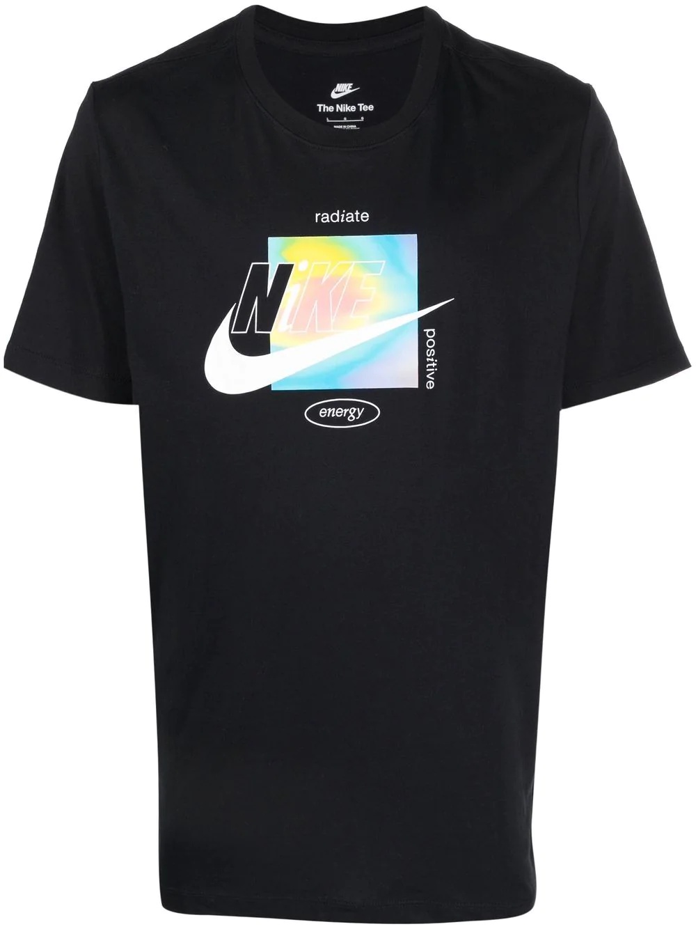 swoosh-logo detail T-shirt - 1