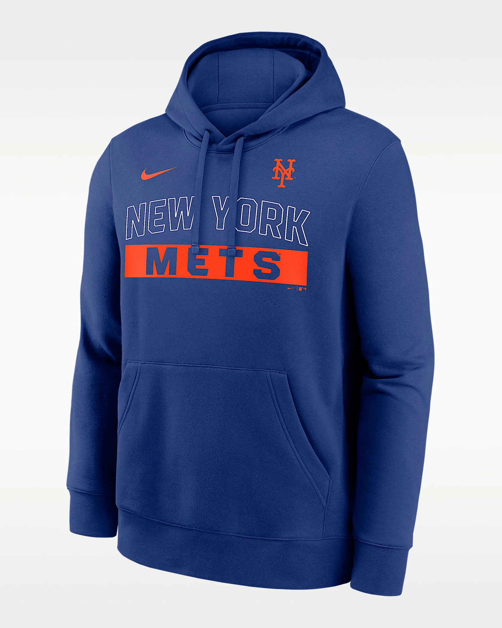 New York Mets Club Men's Nike MLB Pullover Hoodie - 1