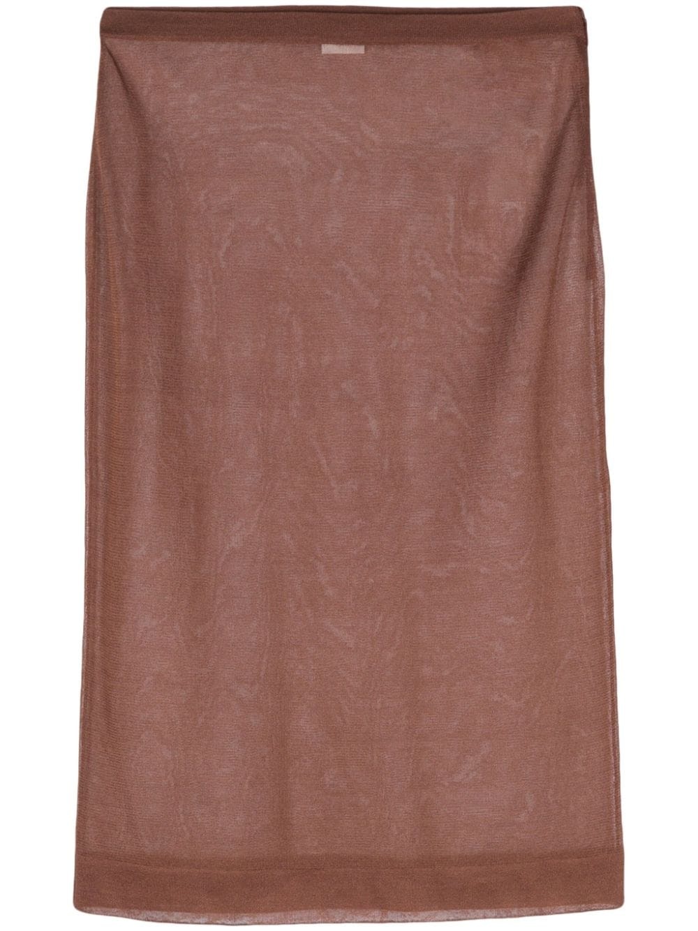 knitted pencil midi skirt - 1