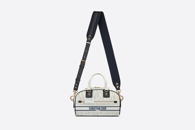 Small Dior Vibe Zip Bowling Bag 4