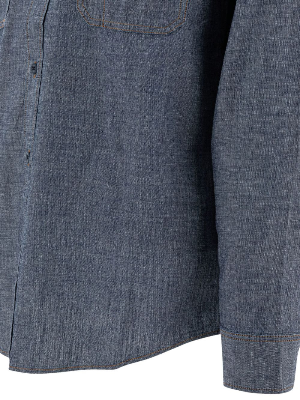 double-pocket cotton shirt - 4