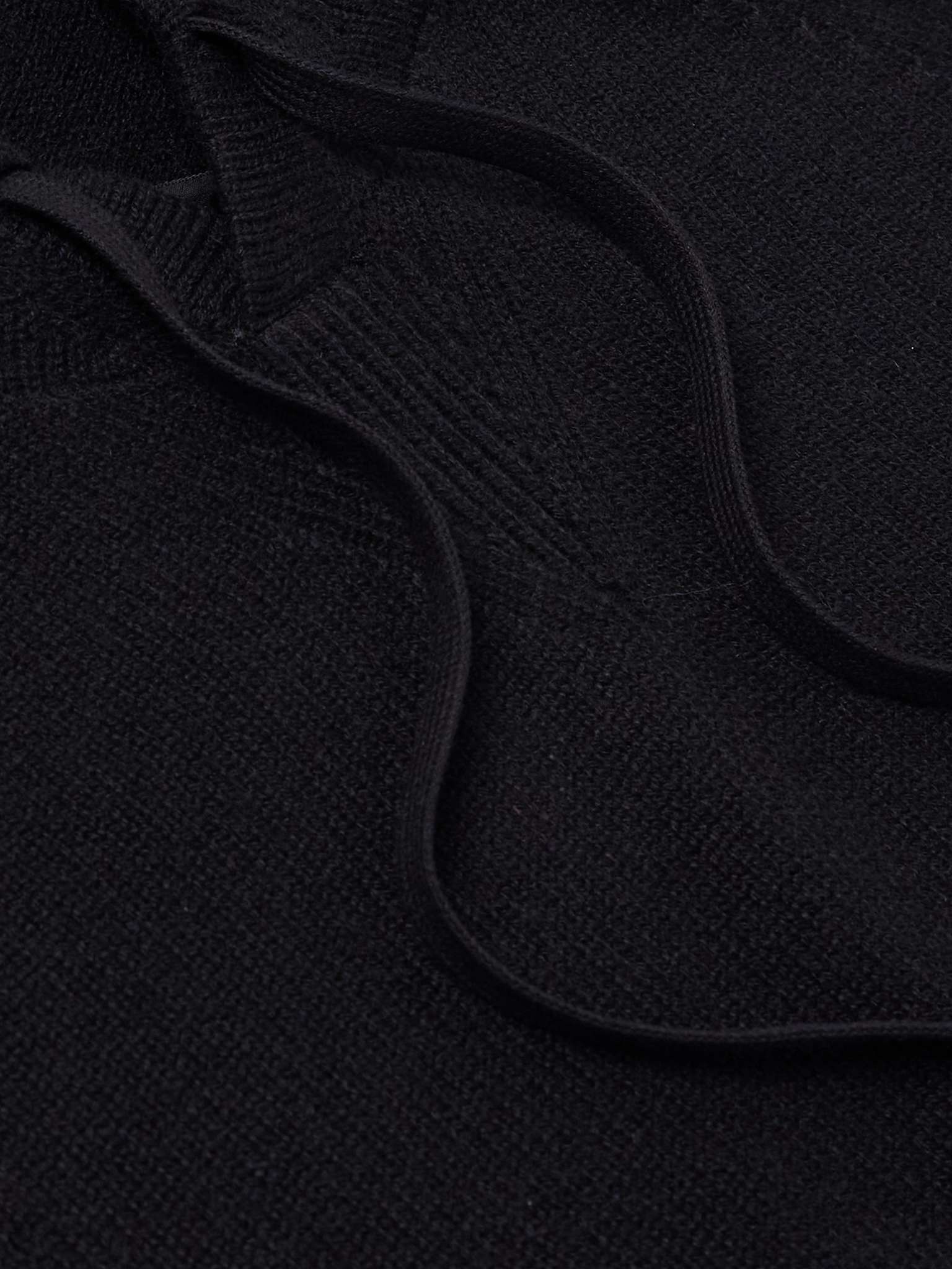 Logo-Embroidered Cashmere Hoodie - 5