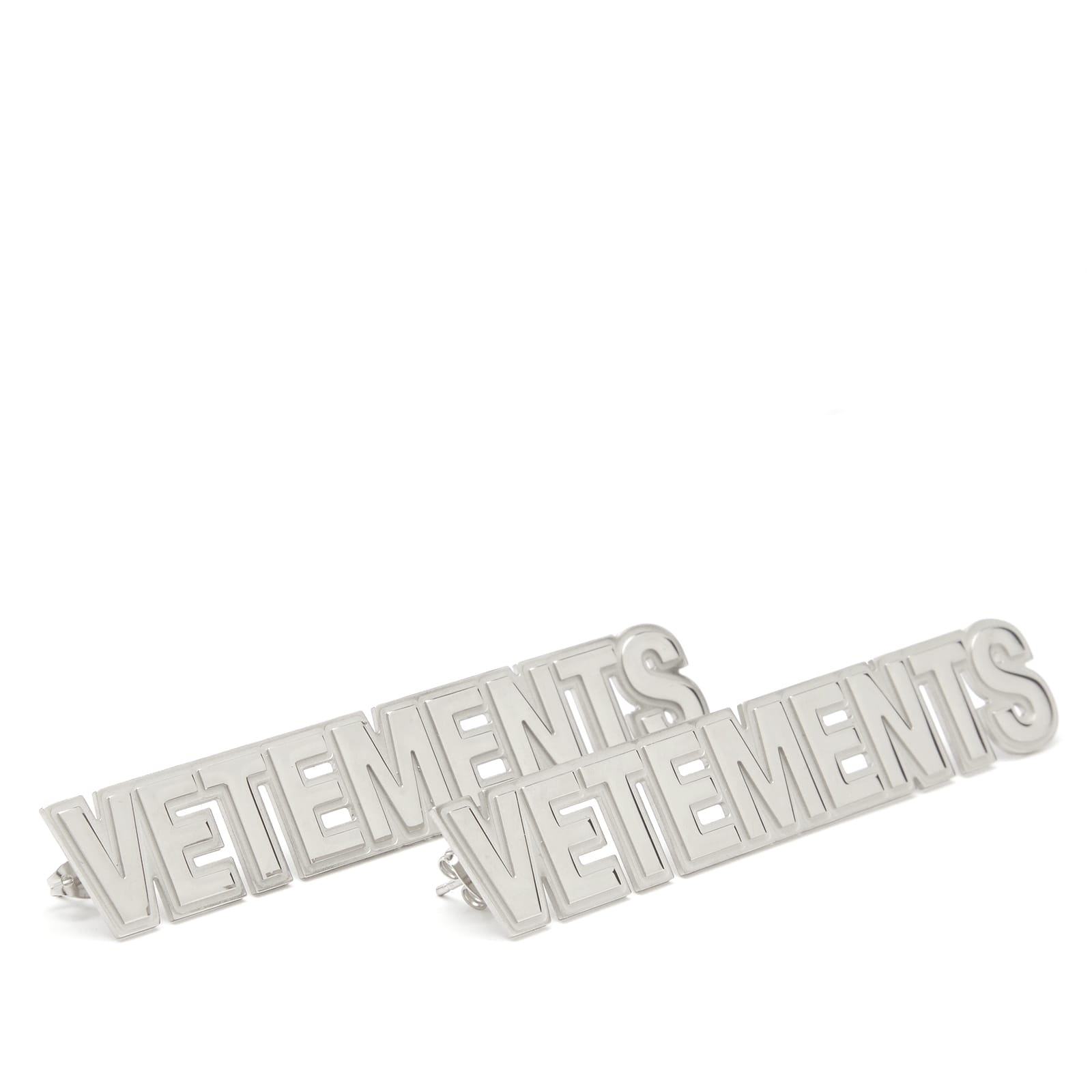 VETEMENTS Logo Stud Single Earring - 3
