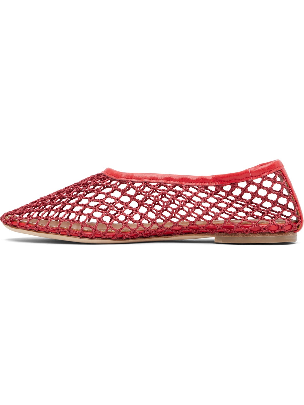 Red Alba Ballet Flats - 3