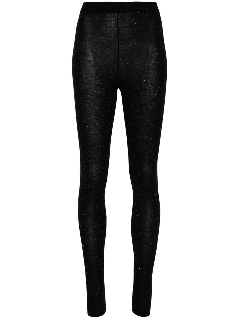 sequin-embellished leggings 1