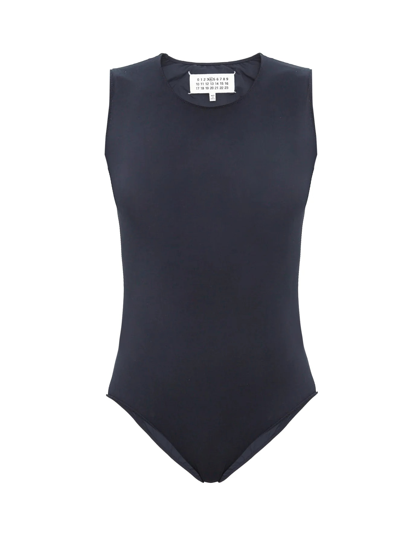 Sleeveless technical-jersey bodysuit - 1