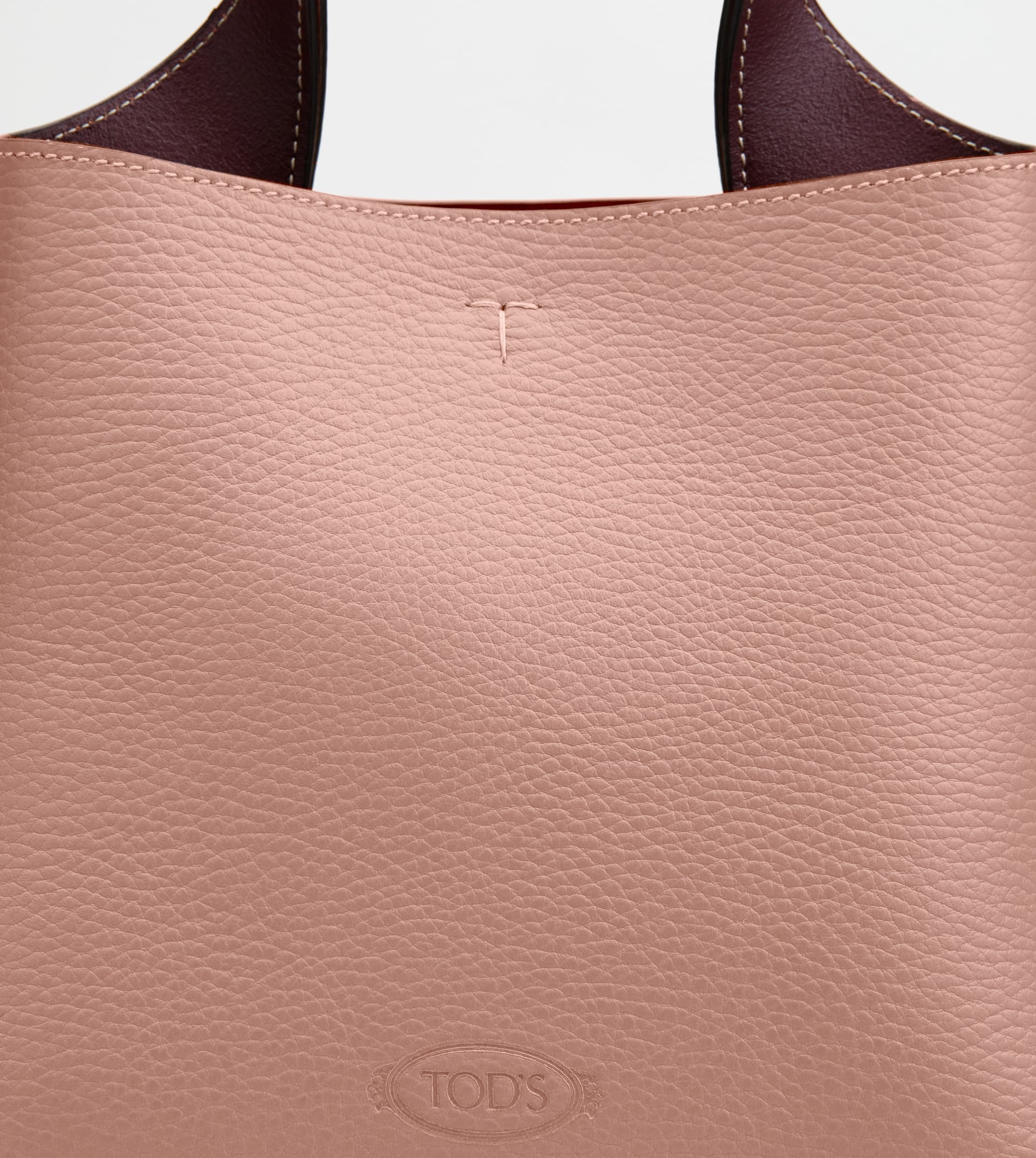 TOD'S BAG IN LEATHER MINI - PINK - 4