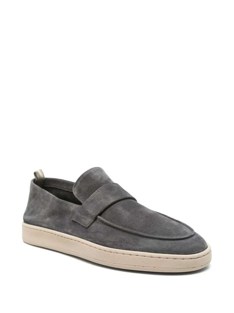 OFFICINE CREATIVE suede loafers outlook