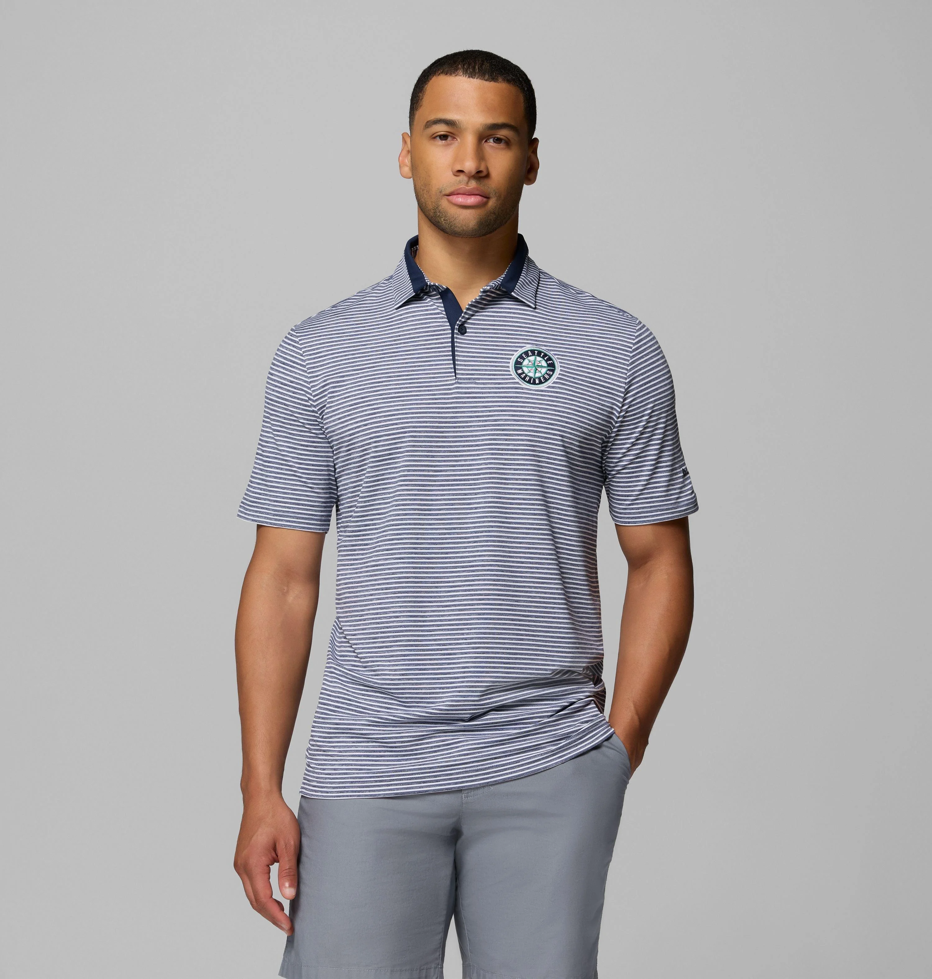 Men's Golden Hills Golf Polo - Seattle Mariners - 1
