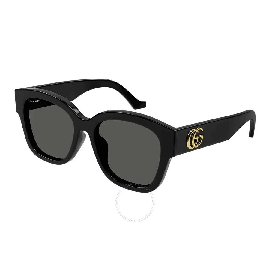 Gucci Grey Square Ladies Sunglasses GG1550SK 001 54 - 1