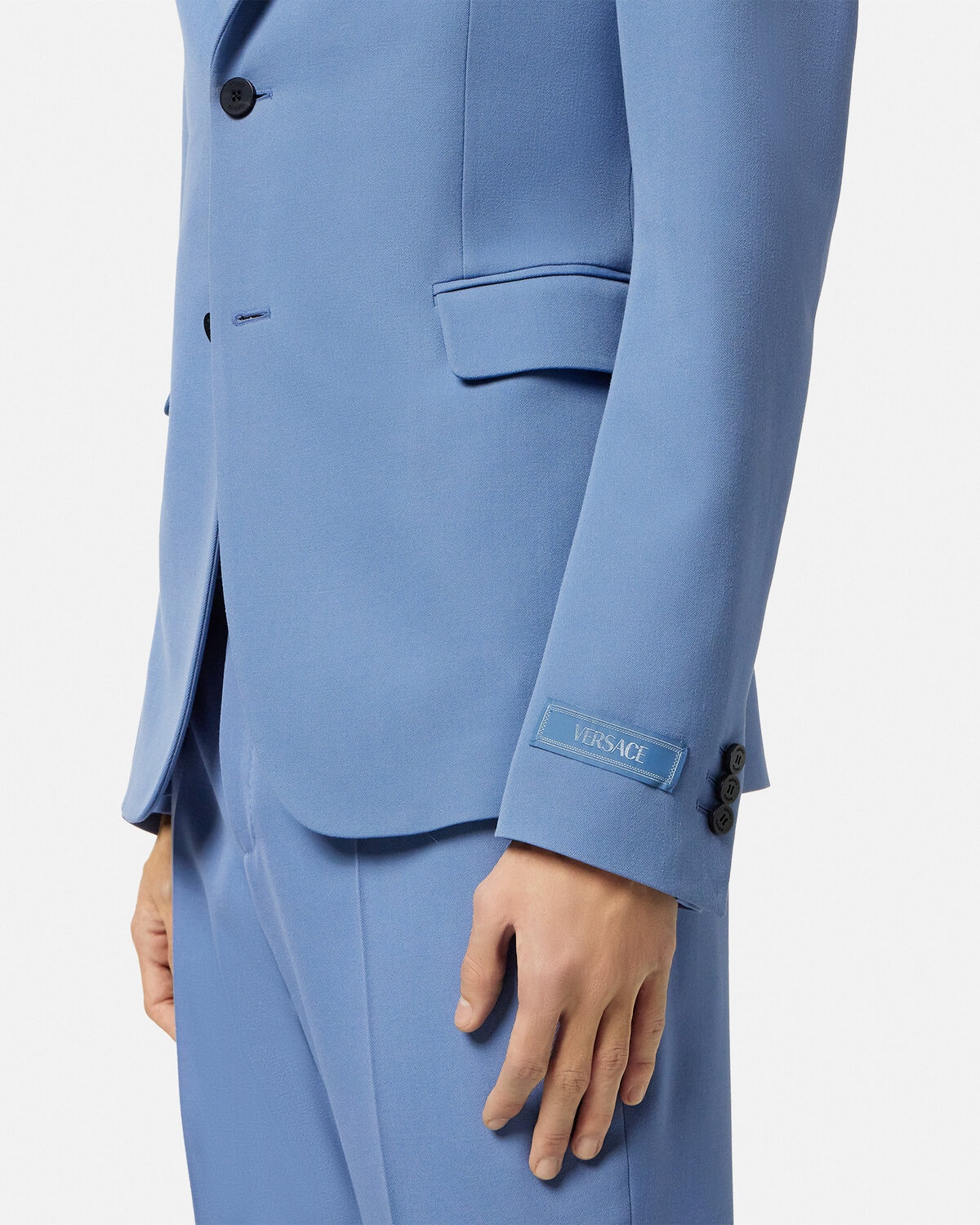 Single-Breasted Wool Blazer - 3