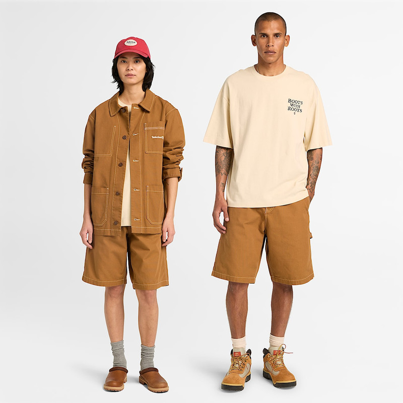Timberland Washed Duck Canvas Carpenter Short outlook