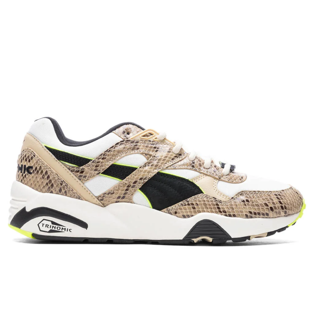 PUMA R698 SNAKE - WHISPER WHITE/PUMA BLACK - 1
